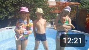 купаемся с  реборнами с Вовой и Никой в бассейне.