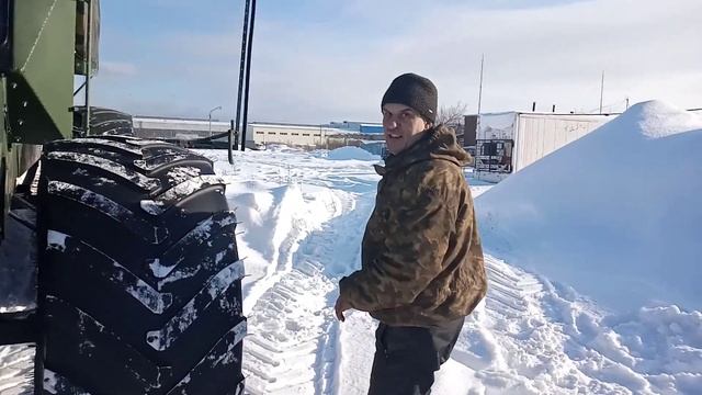 Обзор шины Арктиктранс 1700х750 на вездеходе Соломономобиль М4. Часть 2. смотреть онлайн