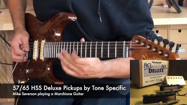 Best HSS Strat Pickups for Blues. 57/65 Deluxe HSS Pickups by Tone Specific. смотреть онлайн