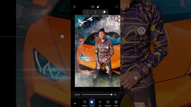 Picsart manipulation || lambo swag photo editing in mobile phone || sumit editing picture смотреть онлайн