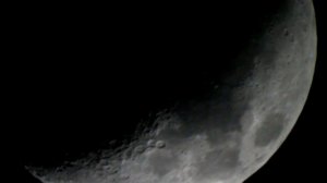 Moon through a Celestron Astromaster 70 AZ #1