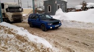 Тащим очередную фуру на Subaru Forester (часть 1)