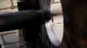 Расточка отверстия на НГФ-110 подручными приспособлениями.