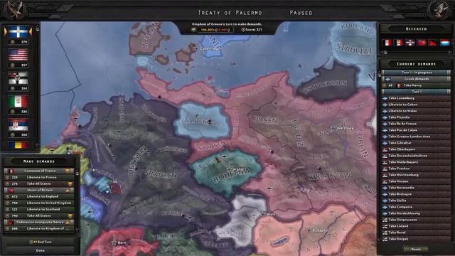 HOI4 Kaiserreich Mod - Kingdom of Greece #4 - King of Puppets [FINALE] смотреть онлайн