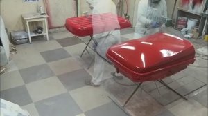 Как покрасить пластиковый кофр акрилом?