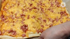 Готовлю пиццу по новому, быстро и очень вкусно. Пицца без возни и замеса теста