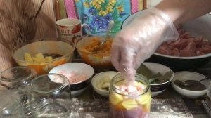 Вкуснейший картофель с мясом в автоклаве.