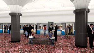 Станция метро "Котельники" 3D