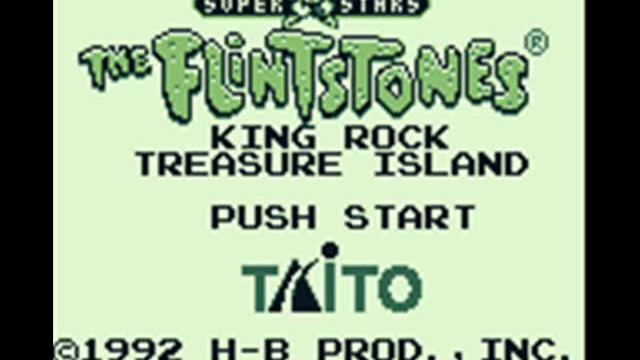 The Flintstones - King Rock Treasure Island Game Boy Title Music смотреть онлайн