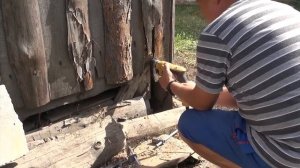 Как сделать устройство для натягивания троса  своими руками и выровнять покосившееся строение
