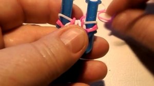 Браслет Ниспадающий РЫБИЙ ХВОСТ из резинок RAINBOW LOOM bands