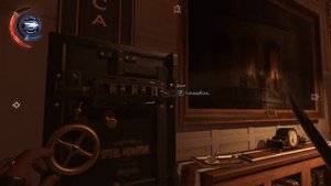 Dishonored 2 Глава 08 Большой Дворец пароль от сейфа с руной и слитками золота