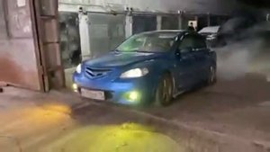 Мазда 3. Выхлоп(катбэк) Mazdaspeed. Звук на улице .