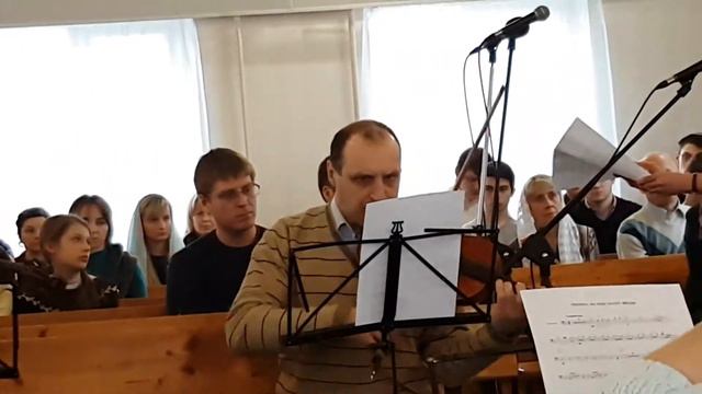 Тишина... На небе гаснут звёзды / соло с ансамблем смотреть онлайн