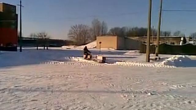 Самодельная мотособака. смотреть онлайн