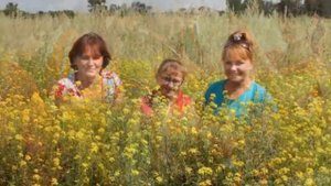 Многодетная красивая семья