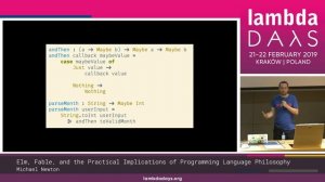 Michael Newton - Elm, Fable, and the Practical Implications of (...) | Lambda Days 2019