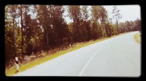 Дорога с трассы в деревню. Сельская Маза. The road from the highway to the village. Rural Maza.
