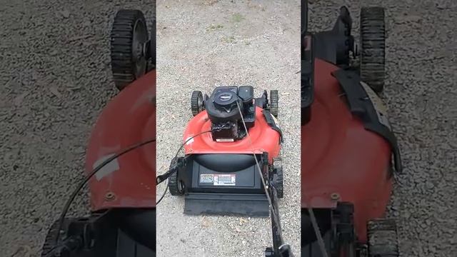 got this old Briggs and Stratton mower to start