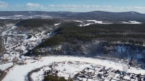 Большой Выпуск: посёлок Межевой и Большие Притесы реки Ай. Горы Урала. Челябинская Область 2022.