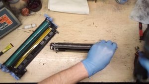 Заправка картриджа HP Q6000A Q6001A Q6002A Q6003A // Cartridge refill  HP Q6000A