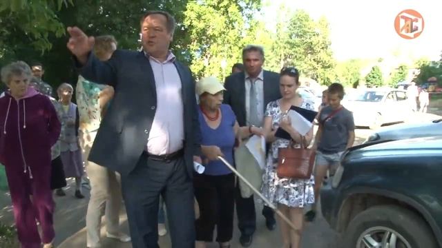 Встреча Ю. А. Панкратова с жителями Солнечногорска