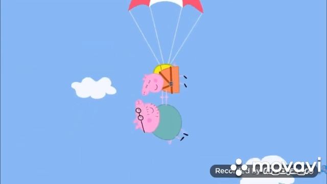 Папа свин падает с самолёта смотреть онлайн