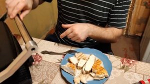 Как пожарить куриное филе на гриле Redmond Steakmaster ?
