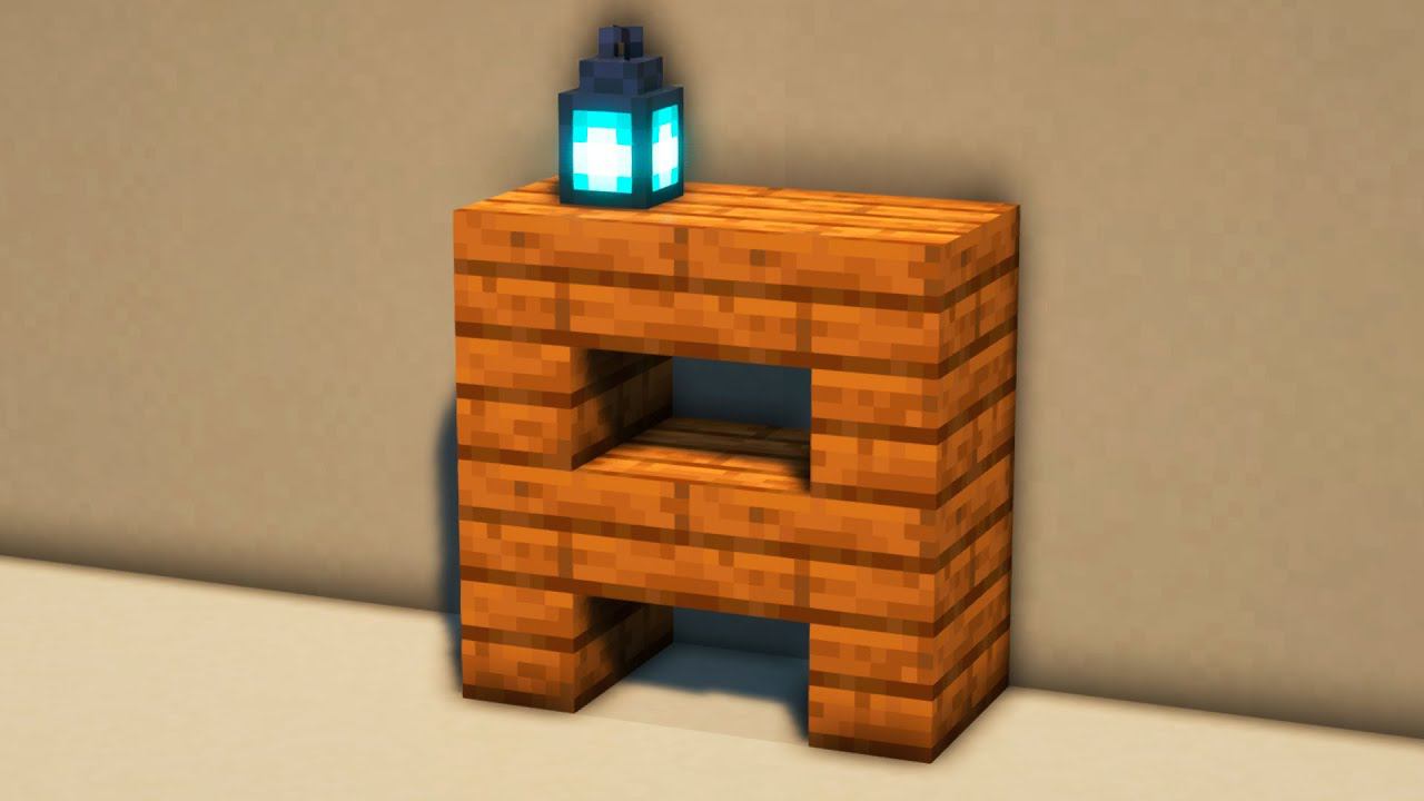 Mini Nightstand In Minecraft