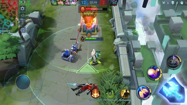 #4 Mobile Legends игра ботами . Таким образом буде учится играть персонажами. смотреть онлайн