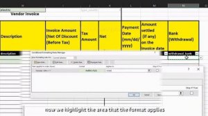 Ep10 | Conditional Format for Payment | DIY Excel Accounting Excel 2016 |