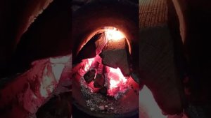 Горение дуб и осина в печи, - или горение воды