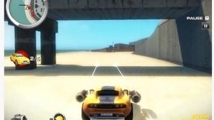 Игры для мальчиков - Гонки на машине которая стреляет Crash 'n' Burn