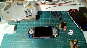 Восстановление брикнутой psp 3000 (04g) + новая сервисная батарея