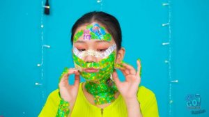 ЧЕЛЛЕНДЖ «100 СЛОЕВ»! 100+ слоев макияжа, лака, пластырей, помады от 123 GO! CHALLENGE