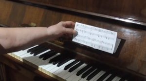 Разучиваем на ф-но:Гедике Мазурка (Красивые пьесы для начинающих)