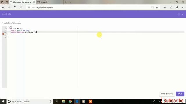 Php program to create class. смотреть онлайн