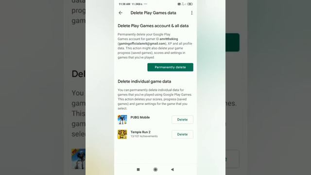 How to remove your game account from Google Play games