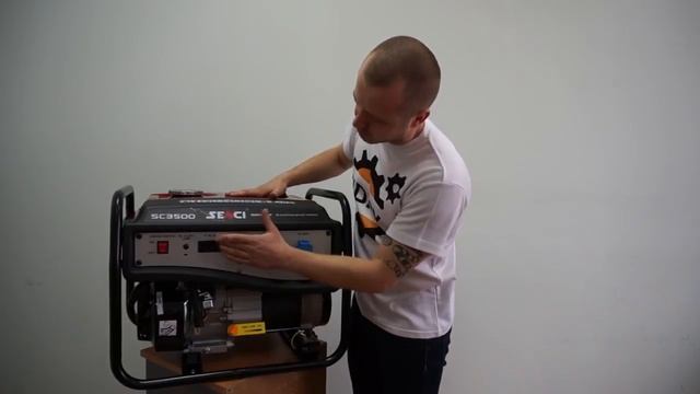 Обзор бензинового генератора SENCI SC3500M смотреть онлайн