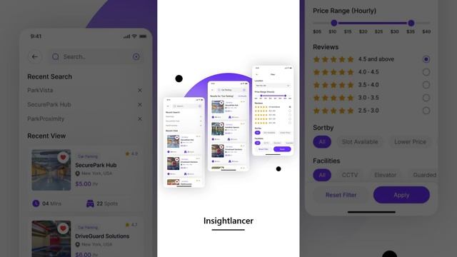 Car Parking App | Parking App UI Design | Figma UI Design | App UI Design | Parking App | App Desig