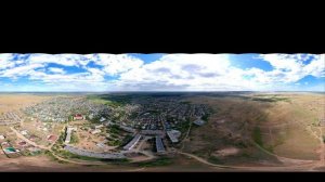 360 vr 4K  видео Орск с высоты птичьего полёта.