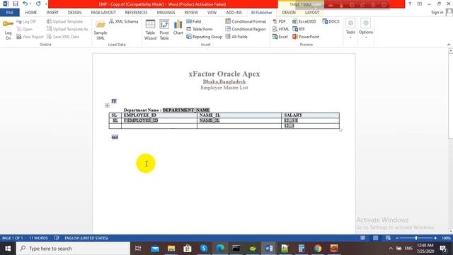 Group Total, Page Total & Grand Total in RTF Oracle BI Publisher Report #xfactor Oracle Apex BD смотреть онлайн