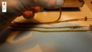 Вощение хлопкового фитиля в домашних условиях