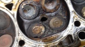 Citroen C4, прогорел клапан. Автосервис www.peugeot-moscow.com