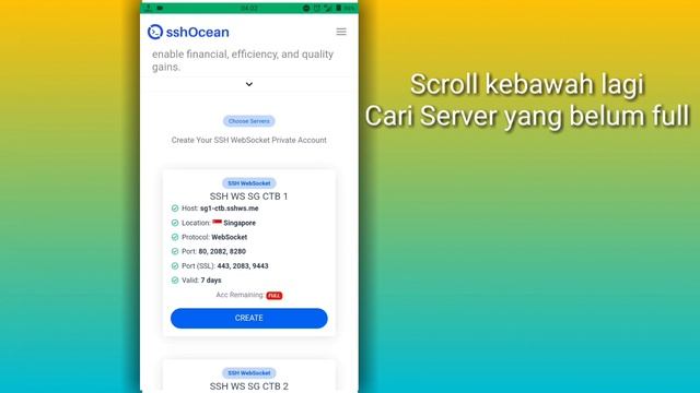 Cara Membuat akun Ssh gratis di handphone | sshocean | смотреть онлайн
