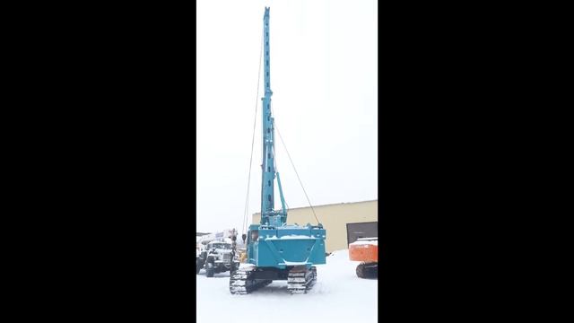 Сваебой, Копровая Буровая Полноповоротная установка смотреть онлайн