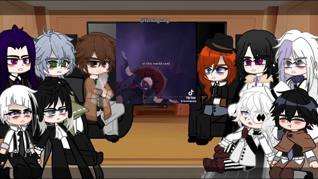 Bsd react to Fatui Harbingers | Scaramouche/Wanderer | ADA/DOA/PM | 4/7 {10k special}