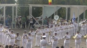 Дефиле духовых оркестров в Струковском парке. День города Самара.
