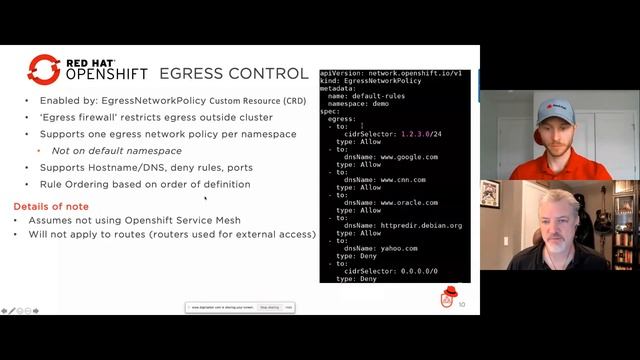 Comparing OpenShift, Istio and NeuVector Egress Security Controls смотреть онлайн