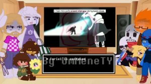 Undertale React to "Megalomaniac"( remastered ) [Glichtale T1 EP1]